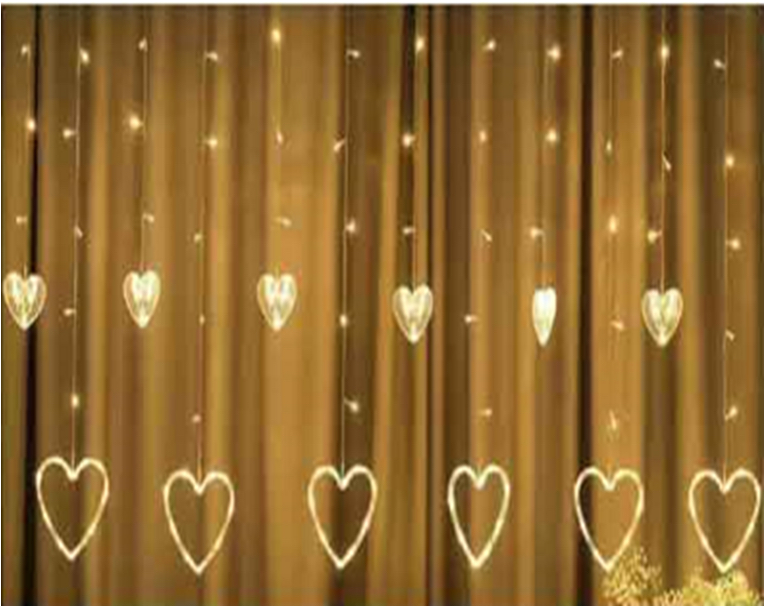 12 Hanging Colored Lights LED Lights Holiday Lights Christmas Lights Decorative Lights Net Red Light Star Moon Christmas Tree Snowflake Inverted V
