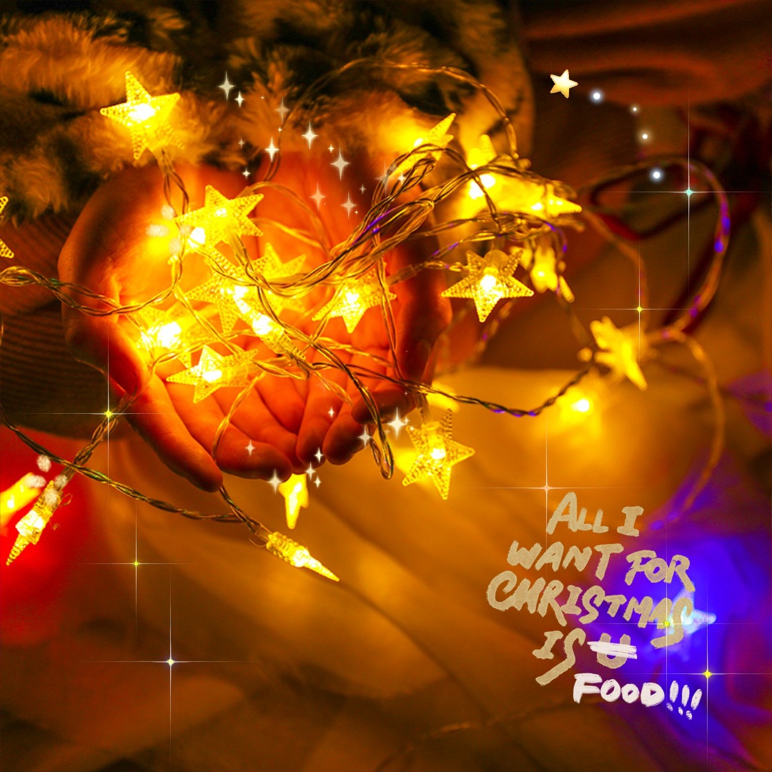 Led Small Colored Lights Starry Christmas Tree Flashing Light String Light Bedroom Room Decorations Girl Heart Romantic Star Light