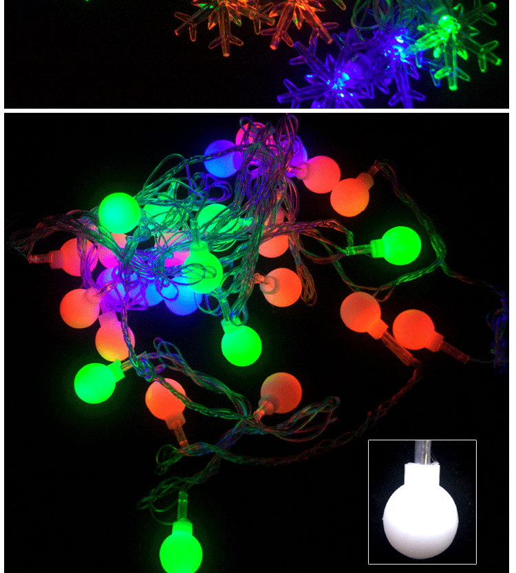 Colorful Lights Snowflake Star Light String Christmas Tree Decorations New Year Decoration Flashing Light Holiday Wedding Atmosphere Layout Colorful Lights Snowflake Star Light String Christmas Tree Decorations New Year Decoration Flashing Light Holiday Wedding Atmosphere Layout