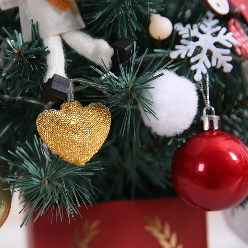 Mini Christmas Tree Set with Lights Desktop Christmas Tree Set 45 Christmas Gift Christmas Decor