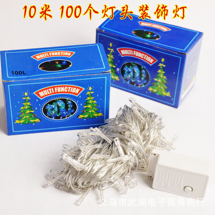 LED Colored Lights Holiday Decoration String Lights 10 M Christmas Wedding Flashing Lights Christmas Tree Hanging Lights