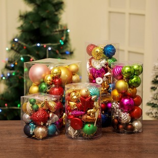 Christmas Mini Christmas Tree Desktop with Lights 50cm Golden Red Package Christmas Tree Tree