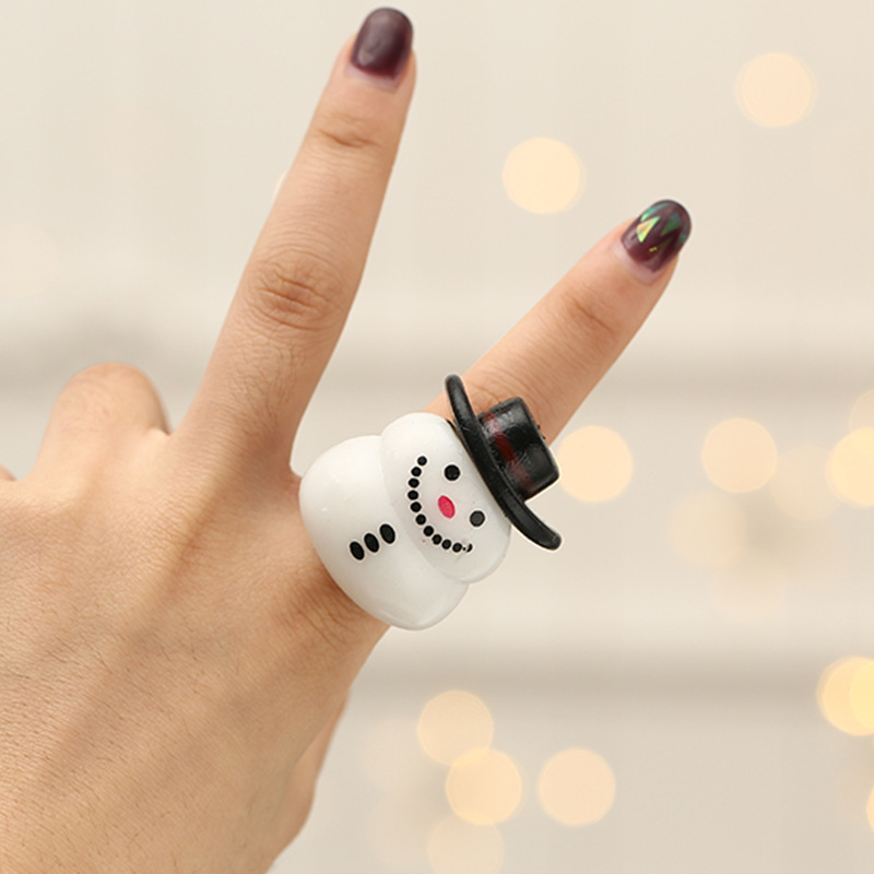 Christmas Small Gift Gift Dance Party Finger Lights Luminous Toy Old Snowflake Christmas Tree Snowman Ring Christmas Small Gift Gift Dance Party Finger Lights Luminous Toy Old Snowflake Christmas Tree Snowman Ring