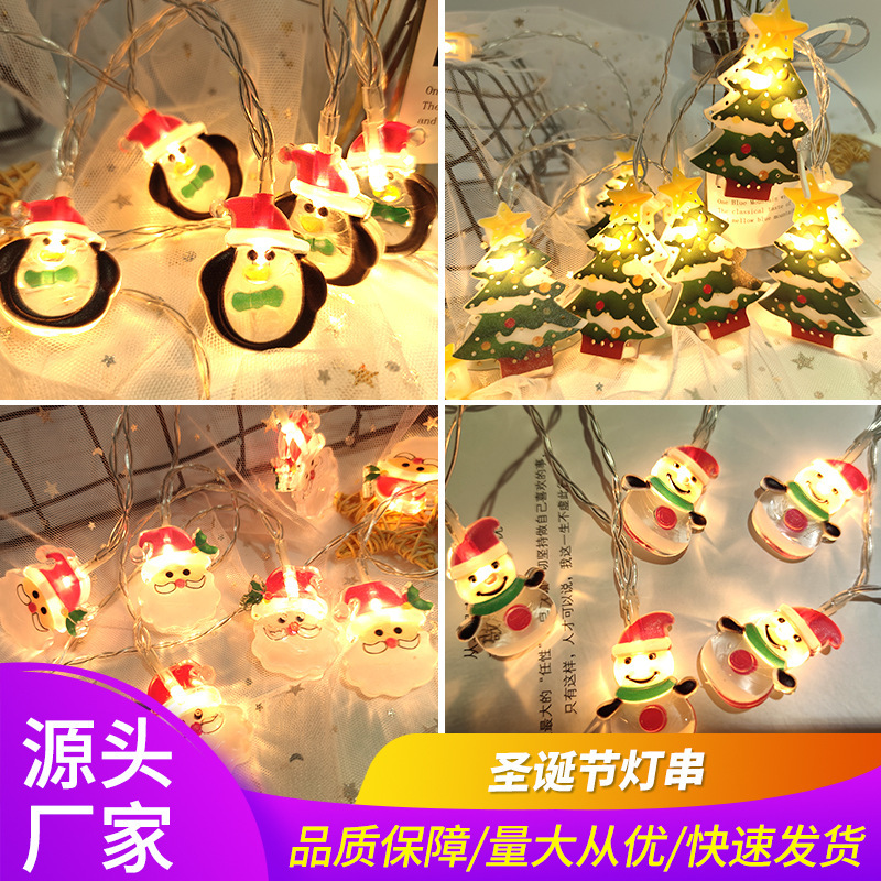 New LED String Light Santa Claus Holiday Lights Christmas Tree Decorative String Lights Santa Claus Lights
