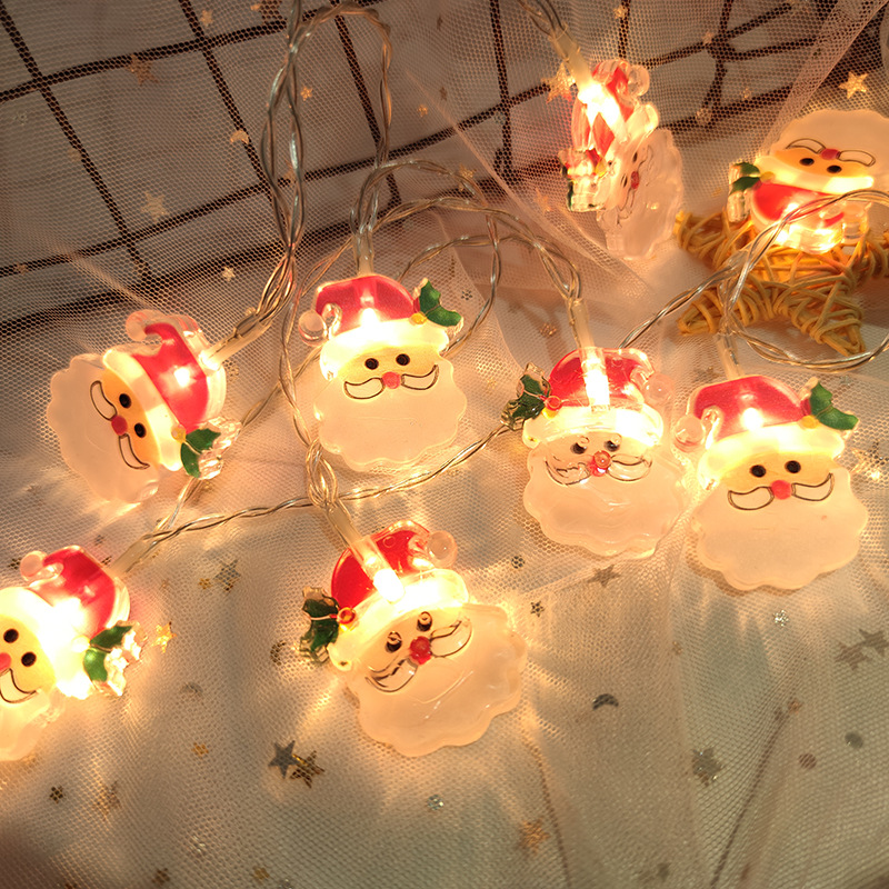 New LED String Light Santa Claus Holiday Lights Christmas Tree Decorative String Lights Santa Claus Lights