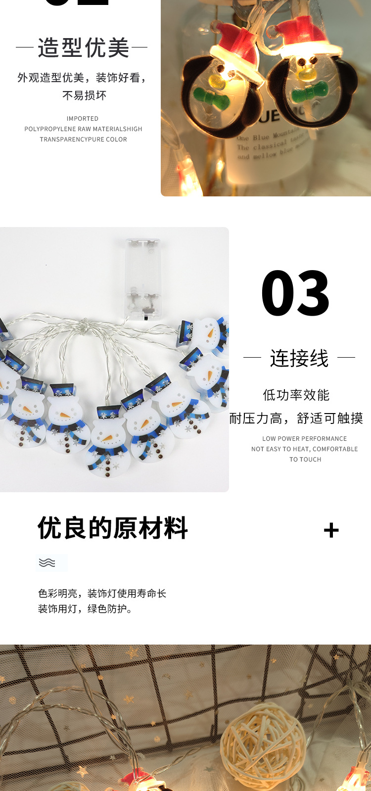 New LED String Light Santa Claus Holiday Lights Christmas Tree Decorative String Lights Santa Claus Lights New LED String Light Santa Claus Holiday Lights Christmas Tree Decorative String Lights Santa Claus Lights