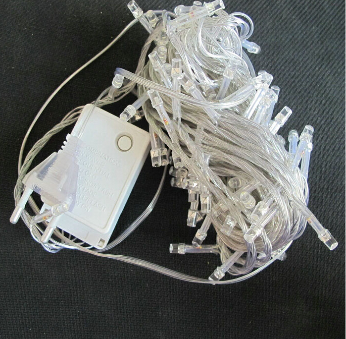 Factory direct color 9.5 m 80 LED light plug with tail lights the Christmas tree string lights