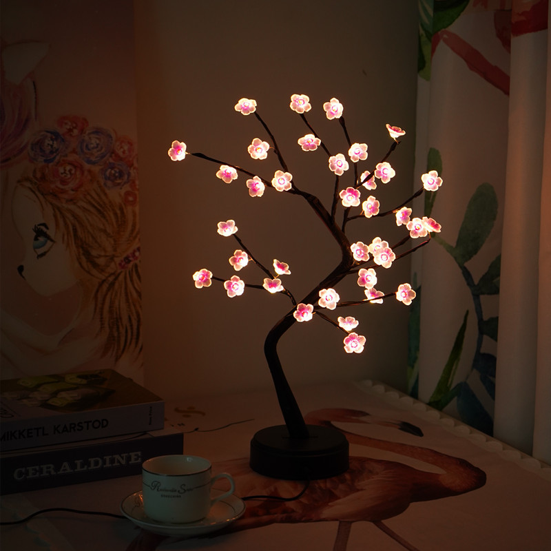 Factory Direct Sales Amazon Christmas Hot Color Lights Led Firefly Tree Lights Starry Birthday Gift Small Night Lamp Factory Direct Sales Amazon Christmas Hot Color Lights Led Firefly Tree Lights Starry Birthday Gift Small Night Lamp