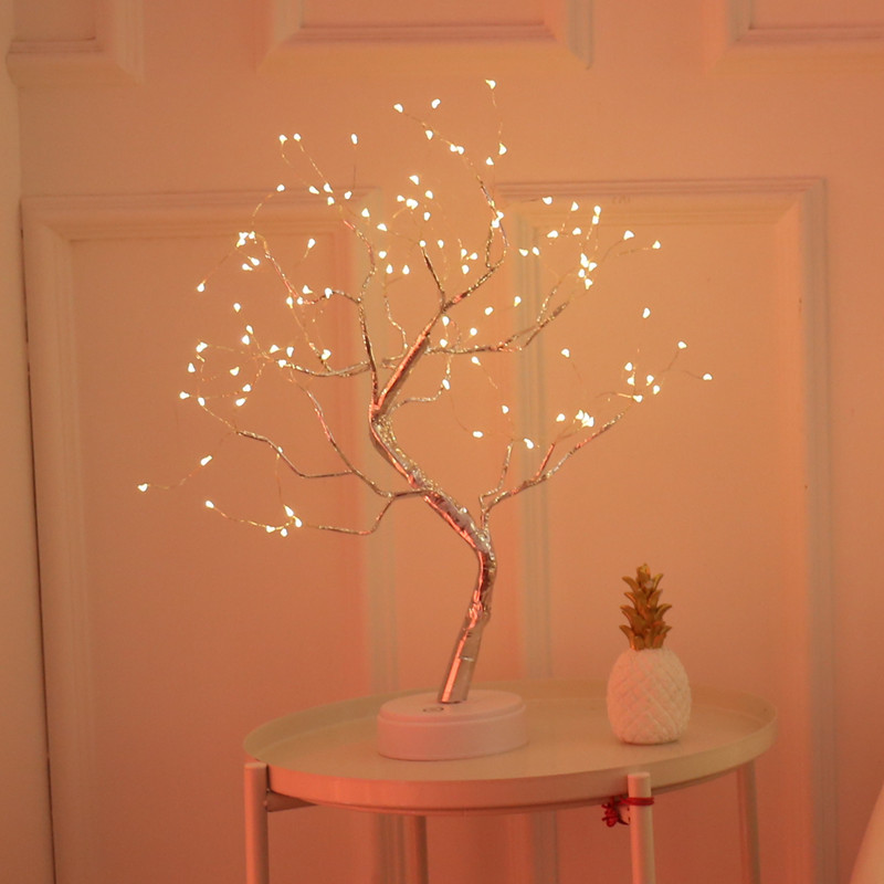 Factory Direct Sales Amazon Christmas Hot Color Lights Led Firefly Tree Lights Starry Birthday Gift Small Night Lamp Factory Direct Sales Amazon Christmas Hot Color Lights Led Firefly Tree Lights Starry Birthday Gift Small Night Lamp