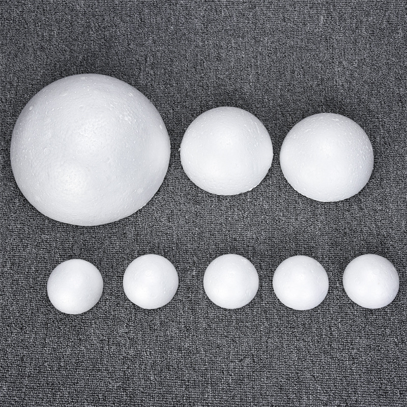 Foam Ball Expandable Polystyrene Solid Ball Christmas Ball White Solid Ball Handmade DIY Hollow EPS Ball Wedding Celebration Decoration Foam Ball Expandable Polystyrene Solid Ball Christmas Ball White Solid Ball Handmade DIY Hollow EPS Ball Wedding Celebration Decoration