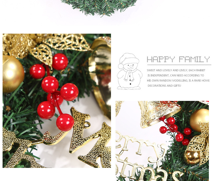  Hot Sale Holiday Decorations Shopping Mall Hotel 30cm Christmas Small Wreath Pendant Wholesale Christmas ball