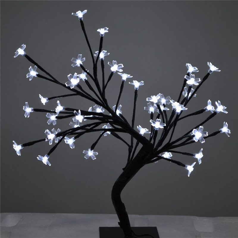 Christmas lights USB cherry tree lamp 18 \&#034;high color ball tree lamp 24LED modeling light