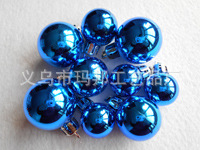 Matte Red Christmas Ball Plastic Electroplating Factory Custom 10cm Christmas Ball Christmas Decorative Pendant