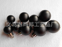 Matte Red Christmas Ball Plastic Electroplating Factory Custom 10cm Christmas Ball Christmas Decorative Pendant
