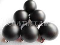 Matte Red Christmas Ball Plastic Electroplating Factory Custom 10cm Christmas Ball Christmas Decorative Pendant
