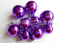 Matte Red Christmas Ball Plastic Electroplating Factory Custom 10cm Christmas Ball Christmas Decorative Pendant