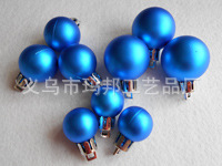 Matte Red Christmas Ball Plastic Electroplating Factory Custom 10cm Christmas Ball Christmas Decorative Pendant