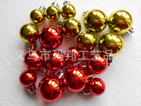 Matte Red Christmas Ball Plastic Electroplating Factory Custom 10cm Christmas Ball Christmas Decorative Pendant