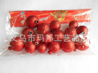 Matte Red Christmas Ball Plastic Electroplating Factory Custom 10cm Christmas Ball Christmas Decorative Pendant