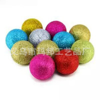 Matte Red Christmas Ball Plastic Electroplating Factory Custom 10cm Christmas Ball Christmas Decorative Pendant