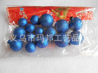Matte Red Christmas Ball Plastic Electroplating Factory Custom 10cm Christmas Ball Christmas Decorative Pendant
