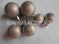 Matte Red Christmas Ball Plastic Electroplating Factory Custom 10cm Christmas Ball Christmas Decorative Pendant