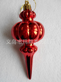 Matte Red Christmas Ball Plastic Electroplating Factory Custom 10cm Christmas Ball Christmas Decorative Pendant