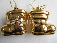 Matte Red Christmas Ball Plastic Electroplating Factory Custom 10cm Christmas Ball Christmas Decorative Pendant