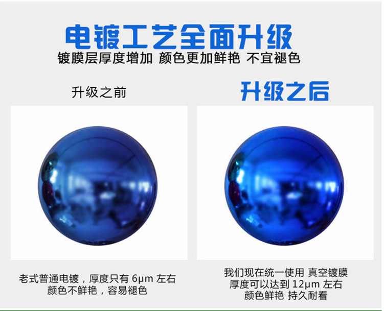 Christmas Ball 24 4cm6cm8cm Bucket Colored Ball Plastic Bright Electroplated Ball Christmas Tree Pendant Wholesale