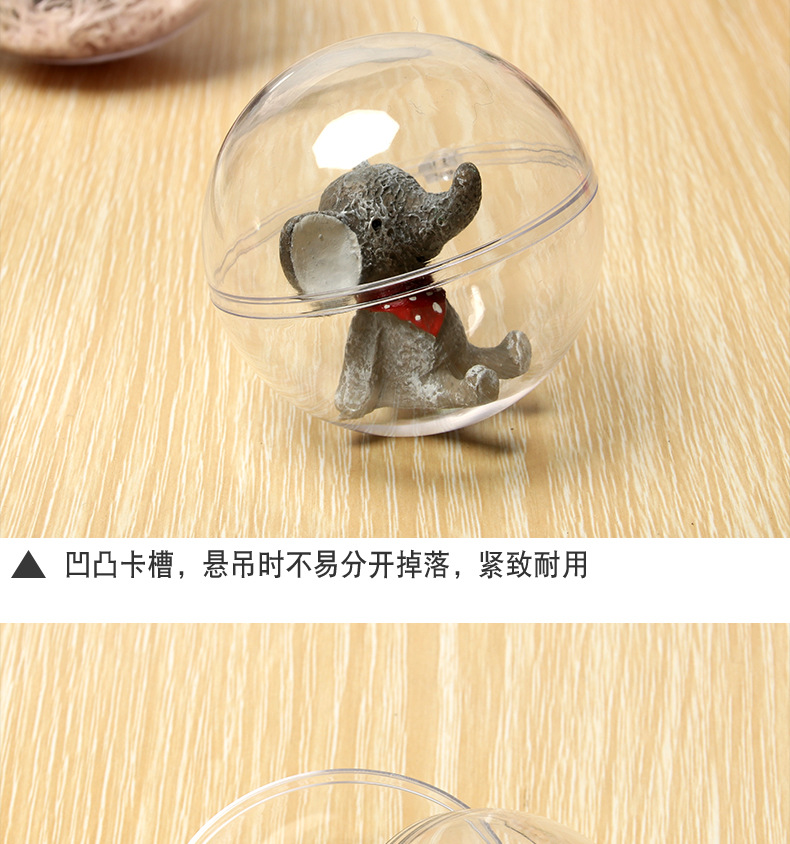 Christmas ball Plastic Transparent Ball Shopping Mall Festival Creative Christmas Ball Acrylic Decorative Ball