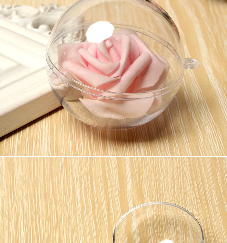 Christmas ball Plastic Transparent Ball Shopping Mall Festival Creative Christmas Ball Acrylic Decorative Ball