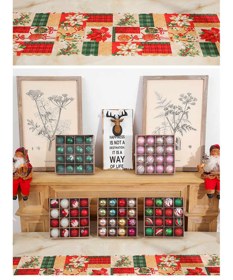Christmas Tree Popular Pendant Christmas Supplies Gift Decoration Colorful Ball 6 CM16 Christmas ball