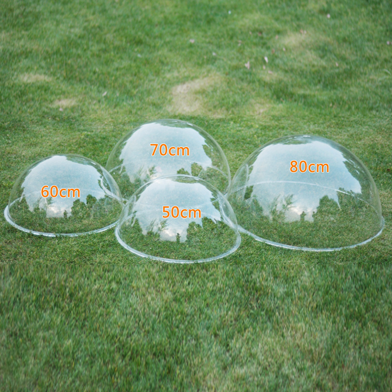 The Large size field decoration acrylic hollow ball pendant transparent crystal plastic Christmas ball customized