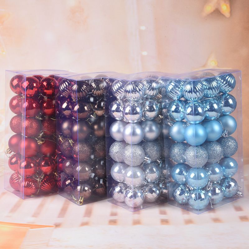 Amazon Cross-Border Hot 4 Cm36 Pack Christmas Ball Christmas Decorations Christmas Christmas ball Amazon Cross-Border Hot 4 Cm36 Pack Christmas Ball Christmas Decorations Christmas Christmas ball