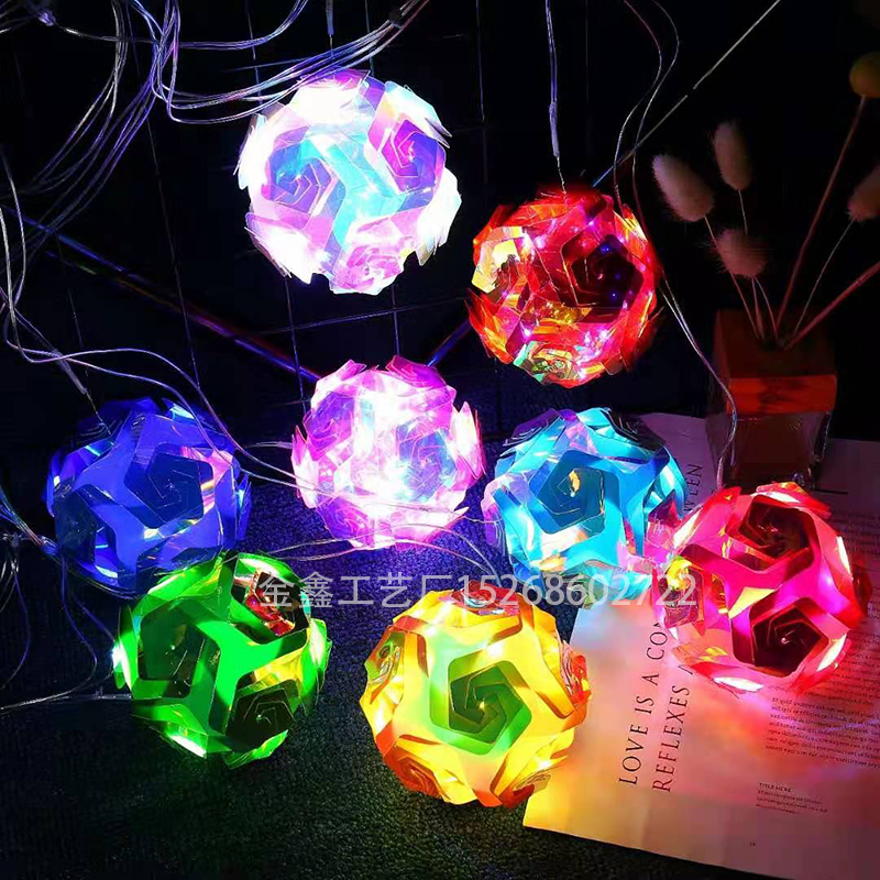 Led  Light Channeling Christmas Ball Birthday Party Decoration Wedding  Layout Landscape Tree Decorative Light