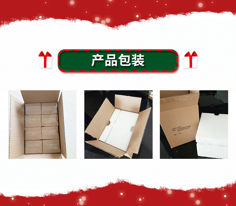 Christmas Gift Pack Santa Snowman Christmas Tree Snowflake Snow Music Box Crystal Ball Music Box Gift