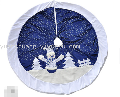Christmas Tree Decoration Apron Custom Scene Decoration Non-Woven Fabric Tree Skirt Manufacturers Produce Christmas Tree Bottom Decoration Tree Skirt