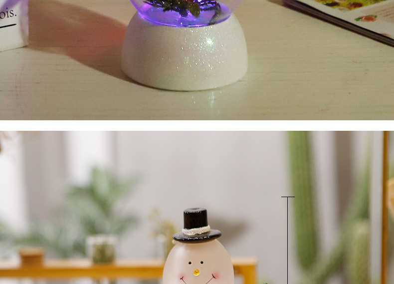 JYX-009 Christmas Decoration Novelty Creative Electronic Products Christmas Tree Christmas Snowflake European-Style Ornaments