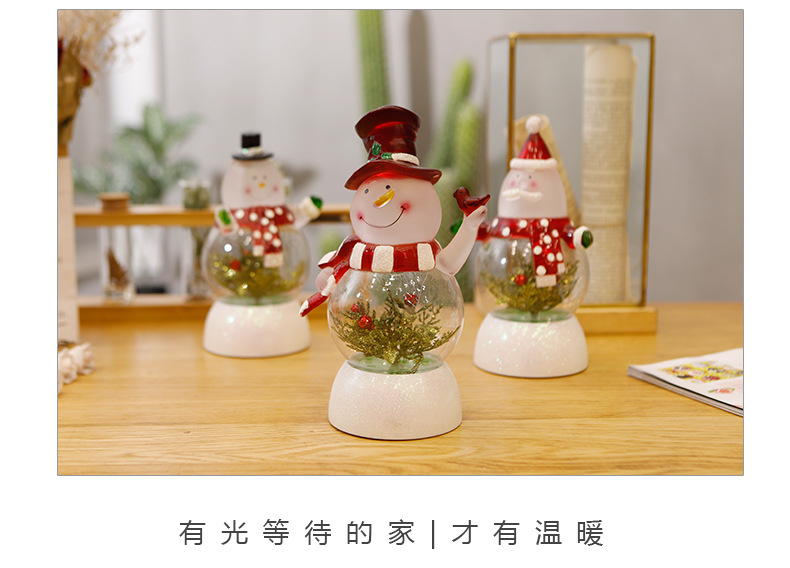 JYX-009 Christmas Decoration Novelty Creative Electronic Products Christmas Tree Christmas Snowflake European-Style Ornaments