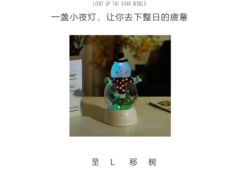 JYX-009 Christmas Decoration Novelty Creative Electronic Products Christmas Tree Christmas Snowflake European-Style Ornaments