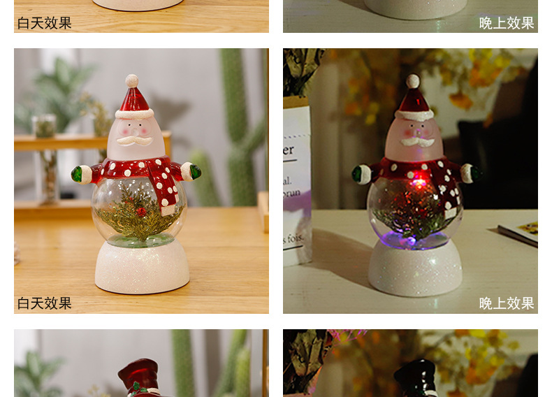 JYX-009 Christmas Decoration Novelty Creative Electronic Products Christmas Tree Christmas Snowflake European-Style Ornaments
