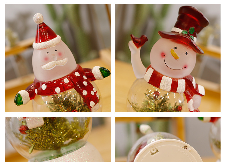 JYX-009 Christmas Decoration Novelty Creative Electronic Products Christmas Tree Christmas Snowflake European-Style Ornaments