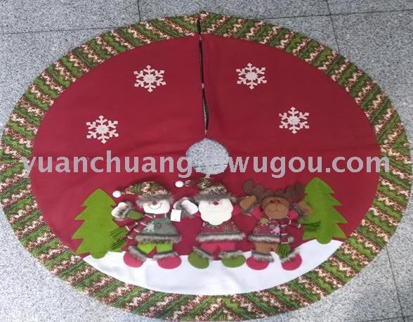 Christmas ornaments Christmas tree apron tree as decorated Christmas tree tree skirt
