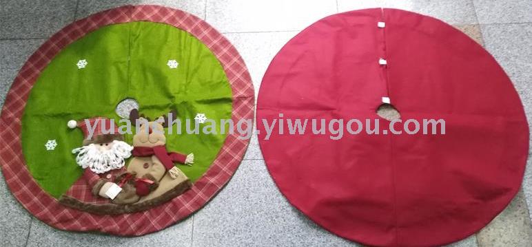 Christmas ornaments Christmas tree apron Christmas tree mat decorated tree skirt