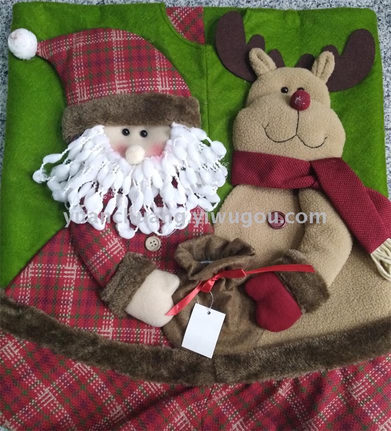 Christmas ornaments Christmas tree apron Christmas tree mat decorated tree skirt