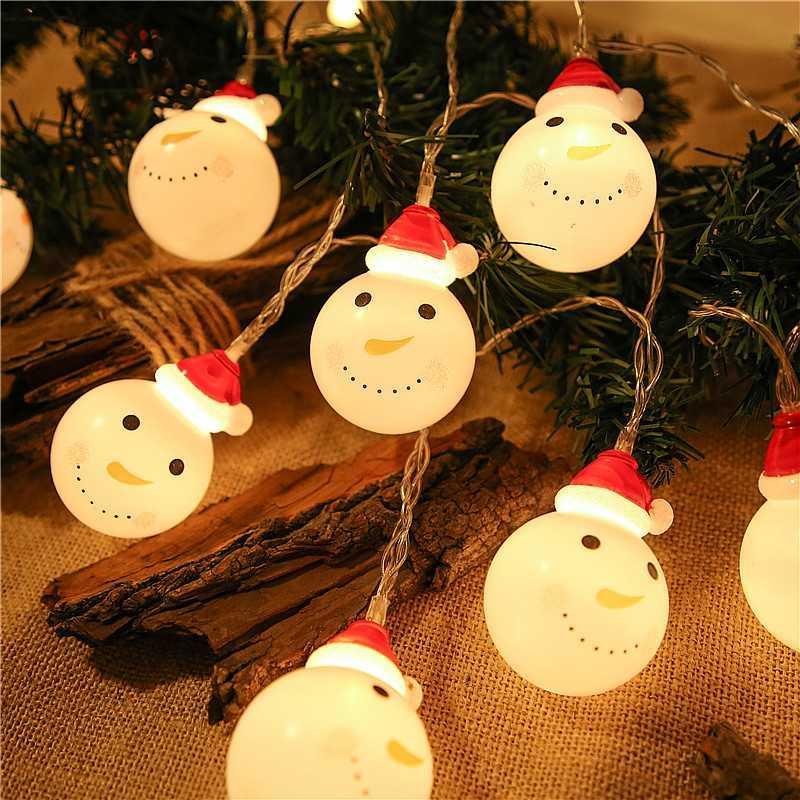 Christmas Tree Decoration Christmas Snowman Dwen Dwen Led String Light Decoration Christmas Tree Snow Dwen Dwen 