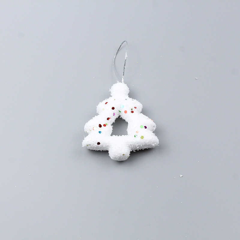 Christmas Decoration Christmas Tree Pendant Foam Five-Pointed Star Foam Christmas Tree Foam Bell Christmas Foam Pendant