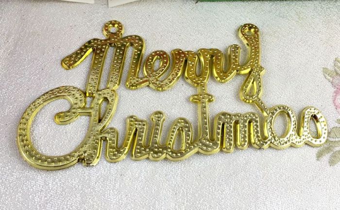 Merry Christmas Alphabet Christmas Tree Pendant Christmas Tree ornament Electroplated plastic Merry Christmas Alphabet Christmas Tree Pendant Christmas Tree ornament Electroplated plastic
