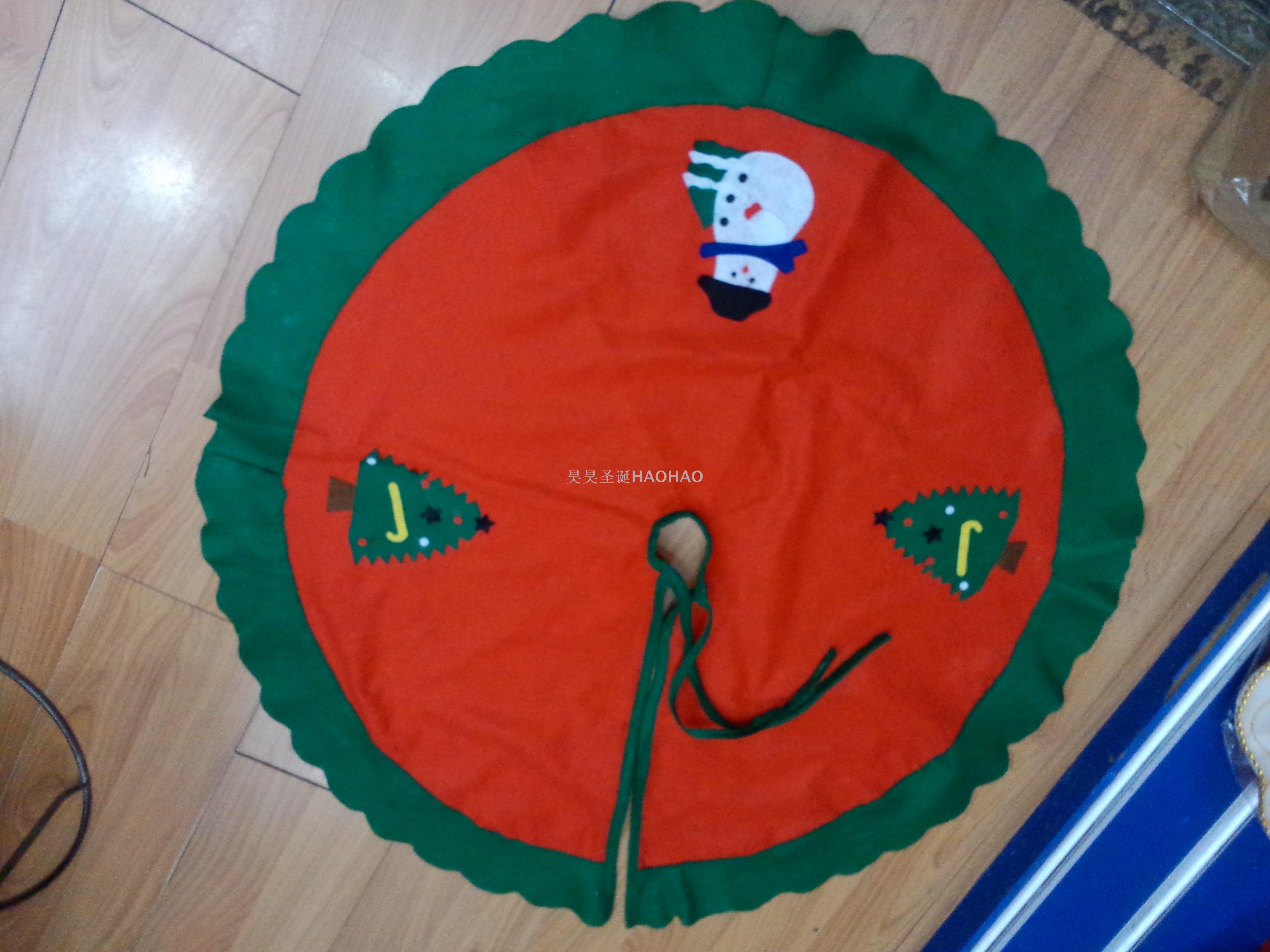 Christmas Tree Tree Skirt Factory Direct Sales Christmas Tree Decorations Wholesale More Sizes Specifications Optional Christmas Tree Decorations
