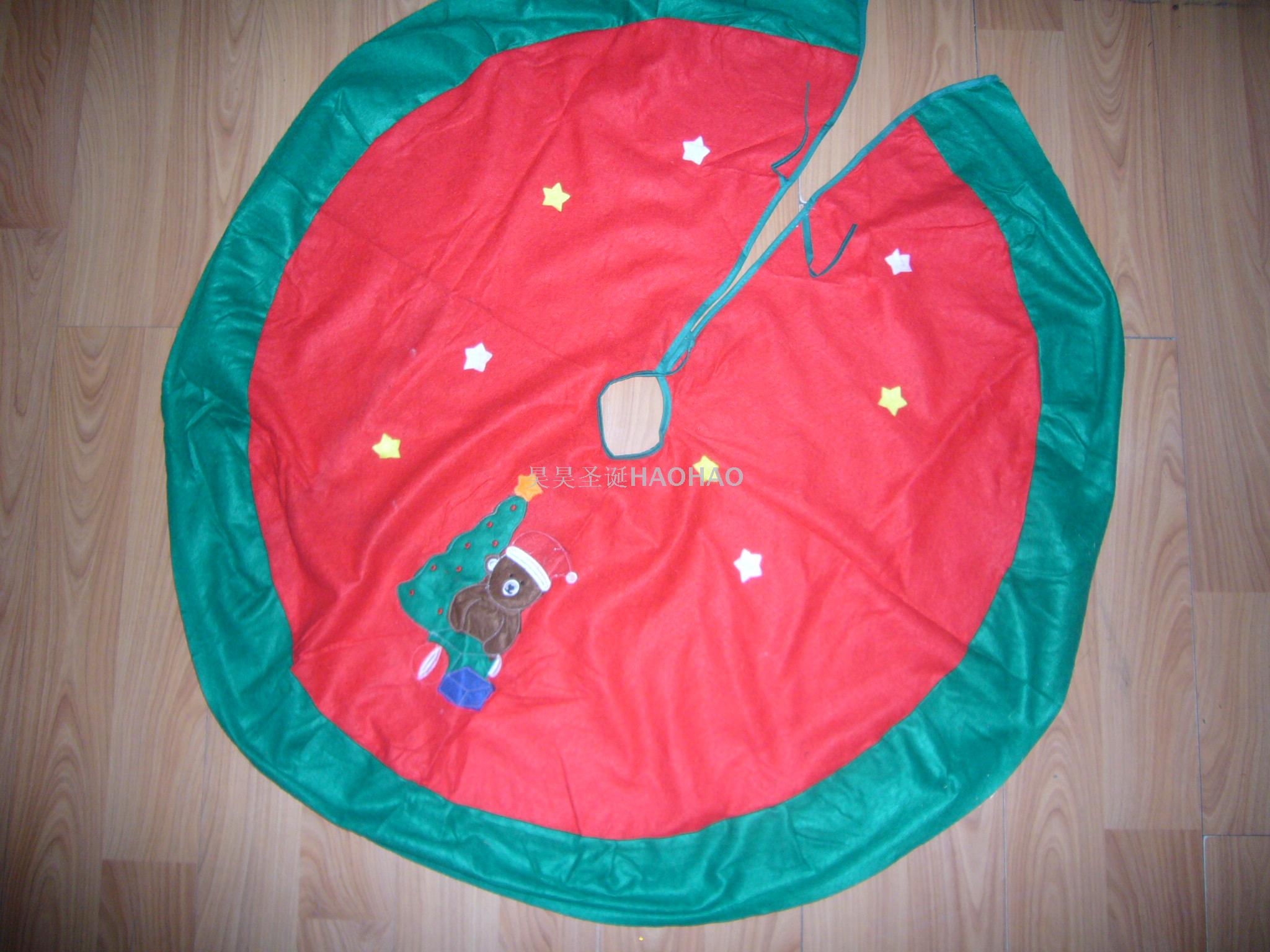Christmas Tree Tree Skirt Factory Direct Sales Christmas Tree Decorations Wholesale More Sizes Specifications Optional Christmas Tree Decorations